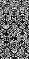 Cassowary metallic brocade (black/silver)