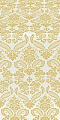 Cassowary metallic brocade (white/gold)