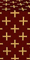Eufrosinia metallic brocade (claret/gold)