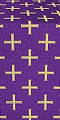 Eufrosinia metallic brocade (violet/gold)