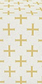Eufrosinia metallic brocade (white/gold)