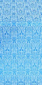 Small Ligouriya metallic brocade (blue/silver)