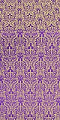 Small Ligouriya metallic brocade (violet/gold)