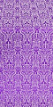 Small Ligouriya metallic brocade (violet/silver)