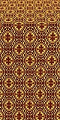 Simbirsk metallic brocade (claret/gold)