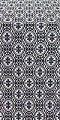 Simbirsk metallic brocade (black/silver)