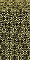 Simbirsk silk (rayon brocade) (black/gold)