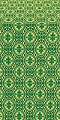 Simbirsk silk (rayon brocade) (green/gold)