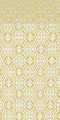 Simbirsk silk (rayon brocade) (white/gold)