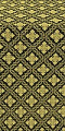 Mirgorod metallic brocade (black/gold)