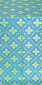 Mirgorod silk (rayon brocade) (blue/gold)