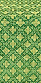 Mirgorod silk (rayon brocade) (green/gold)