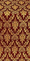 Small Tavriya metallic brocade (claret/gold)