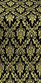 Small Tavriya metallic brocade (black/gold)
