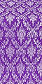 Small Tavriya metallic brocade (violet/silver)