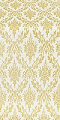 Small Tavriya metallic brocade (white/gold)