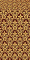 Venets metallic brocade (claret/gold)