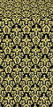 Venets metallic brocade (black/gold)