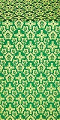 Venets silk (rayon brocade) (green/gold)