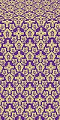 Venets silk (rayon brocade) (violet/gold)