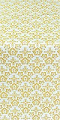 Venets silk (rayon brocade) (white/gold)