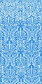 Ligouriya metallic brocade (blue/silver)