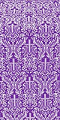 Ligouriya metallic brocade (violet/silver)