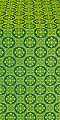 Poutivl' metallic brocade (green/gold)