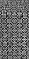 Poutivl' metallic brocade (black/silver)