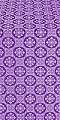Poutivl' silk (rayon brocade) (violet/silver)