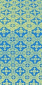 Piligrim metallic brocade (blue/gold)