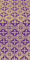 Piligrim metallic brocade (violet/gold)
