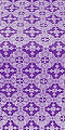 Piligrim metallic brocade (violet/silver)