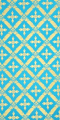 Polistavrion metallic brocade (blue/gold)