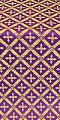 Polistavrion metallic brocade (violet/gold)