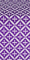 Polistavrion metallic brocade (violet/silver)