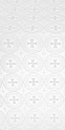 St. George Cross metallic brocade (white/silver)