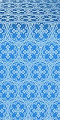 Paschal Cross silk (rayon brocade) (blue/silver)