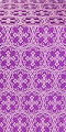 Paschal Cross silk (rayon brocade) (violet/silver)