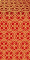 Paschal Cross silk (rayon brocade) (red/gold)