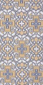 Wrought Cross metallic brocade (white/gold)