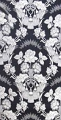 Festal Bouquet metallic brocade (black/silver)
