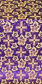 Malina Cross metallic brocade (violet/gold)