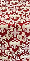 Greek Eagle metallic brocade (red/gold)