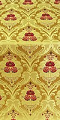 Vase metallic brocade (yellow/gold)