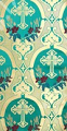 Brabant metallic brocade (green/gold)