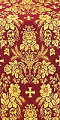 Tars metallic brocade (claret/gold)