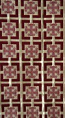 Three Hierarchs metallic brocade (claret/gold)