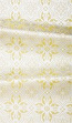 Rhodes metallic brocade (white/gold)