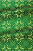 Rhodes metallic brocade (green/gold)